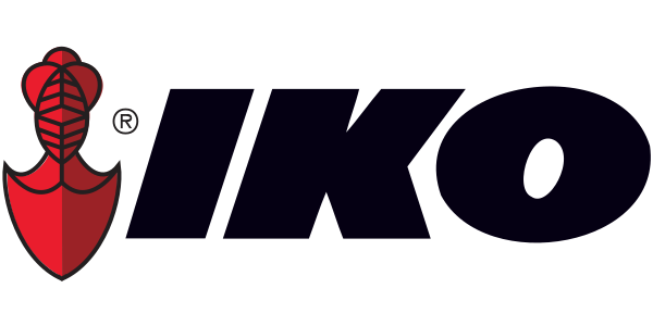 Logo of IKO company we use as a roofing contractor in Omaha