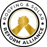 a logo for rsra for roofing companies