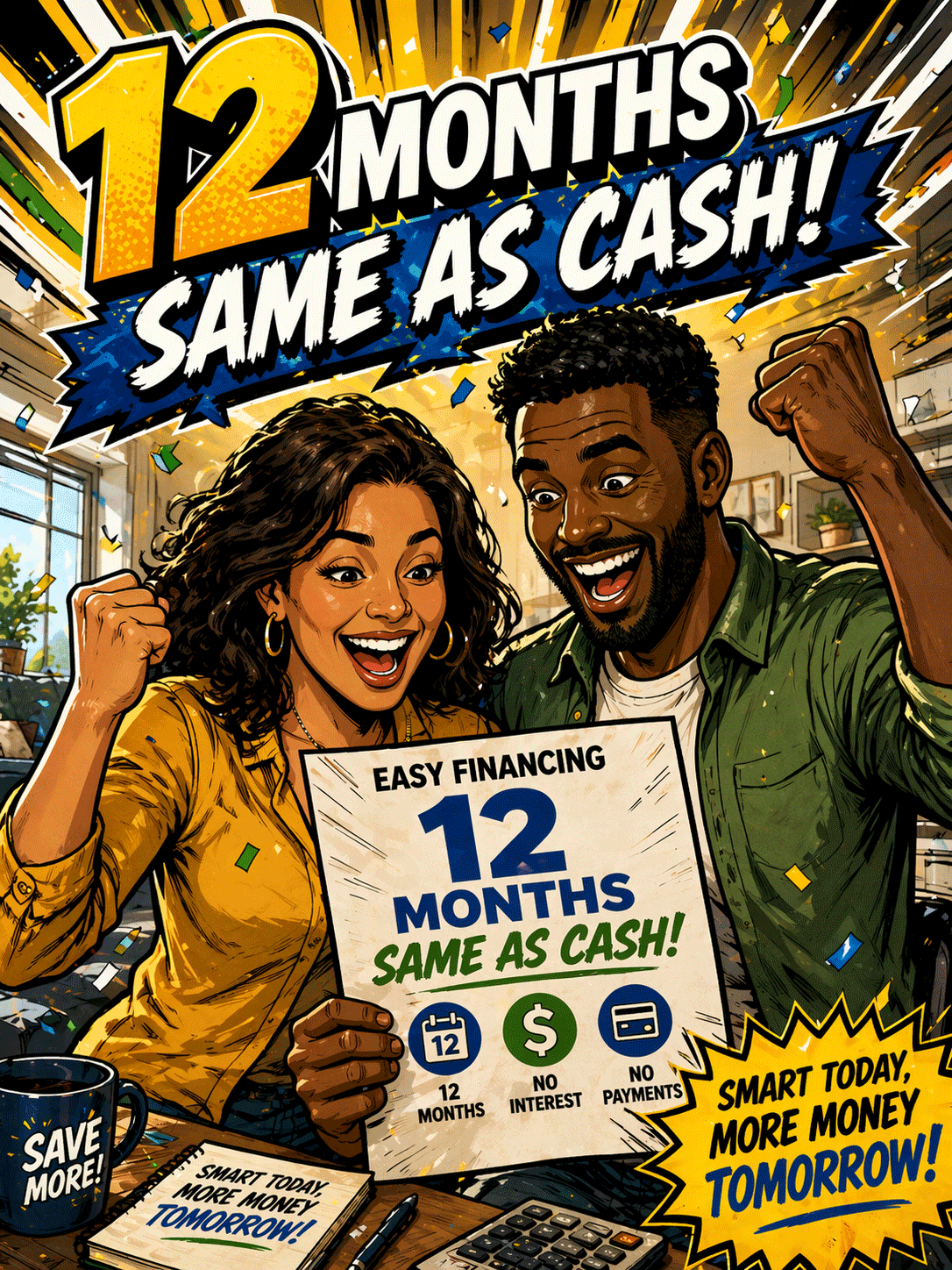 12 Months Same as Cash Roofing Financing