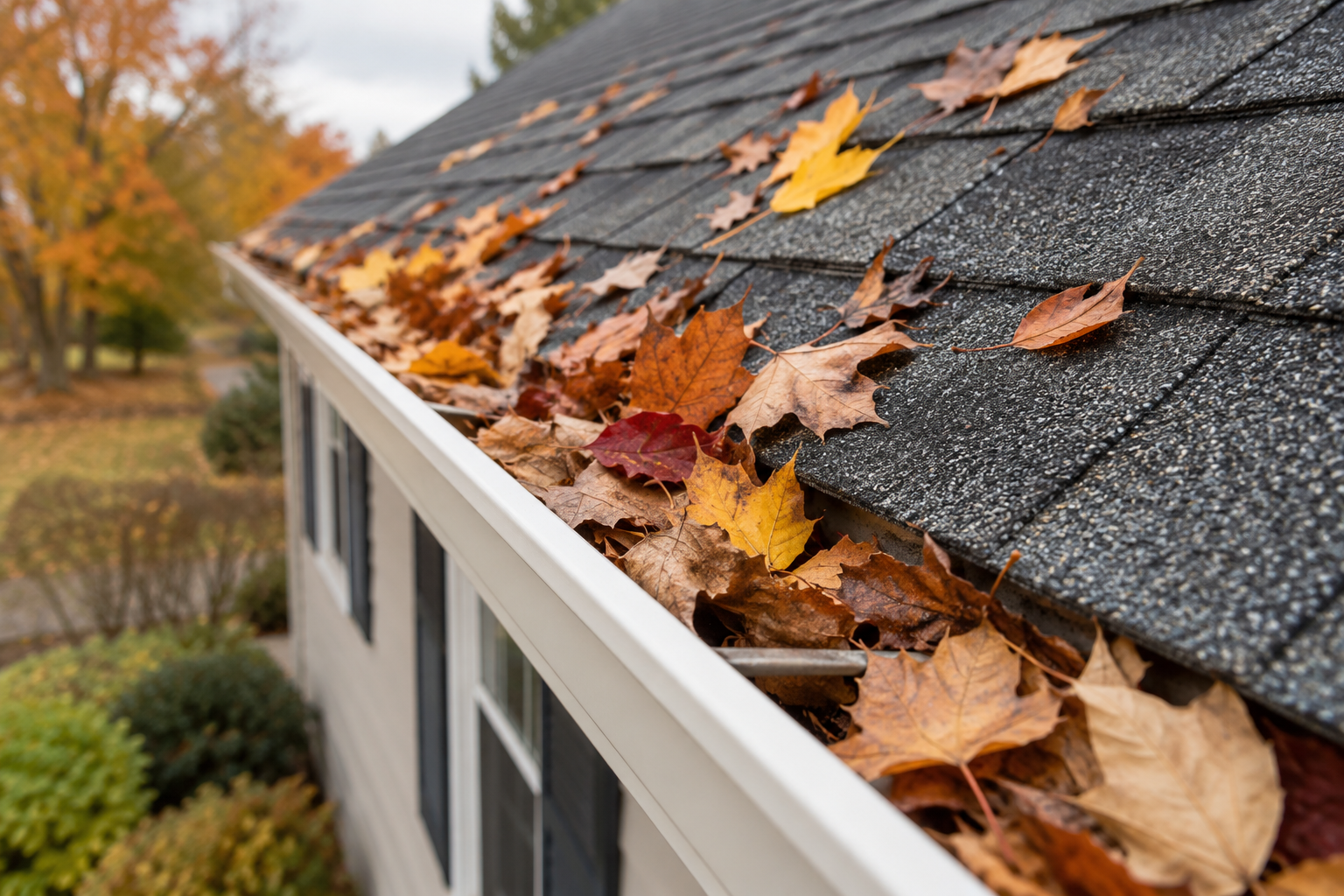 How Falling Leaves Can Damage Your Roof and Gutters