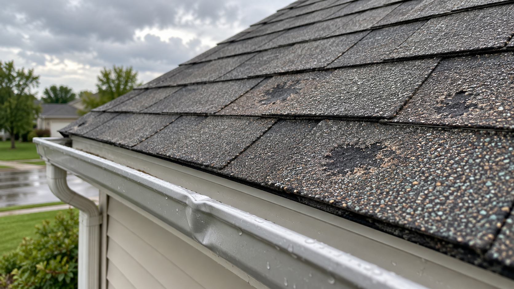 Signs of Hail Damage on Your Roof, Siding & Gutters