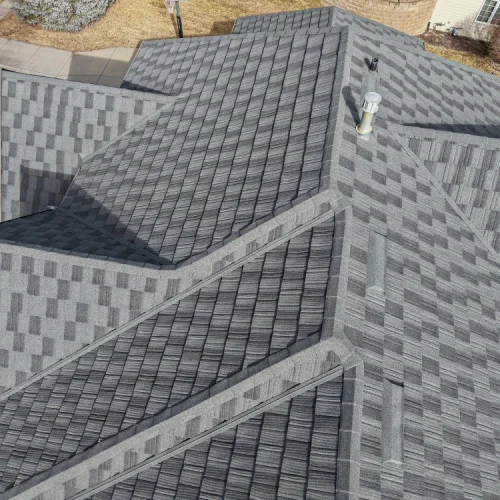 Weather-resistant stone coated roof protecting Omaha home